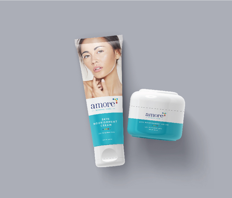 Product packaging design for face cream